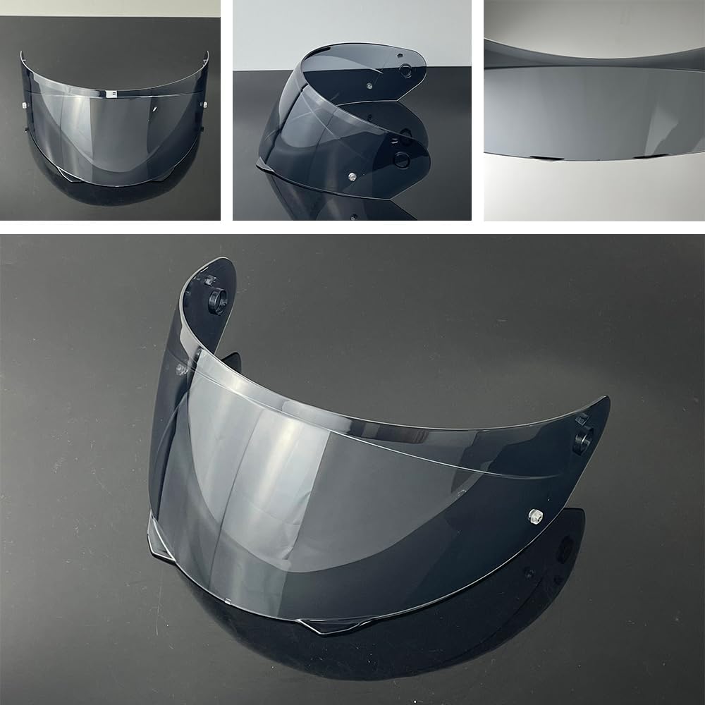 Visiera Casco Moto Casco Parabrezza Moto Visiera a Lente Integrale | per HJC i90 / i91 HJ-33