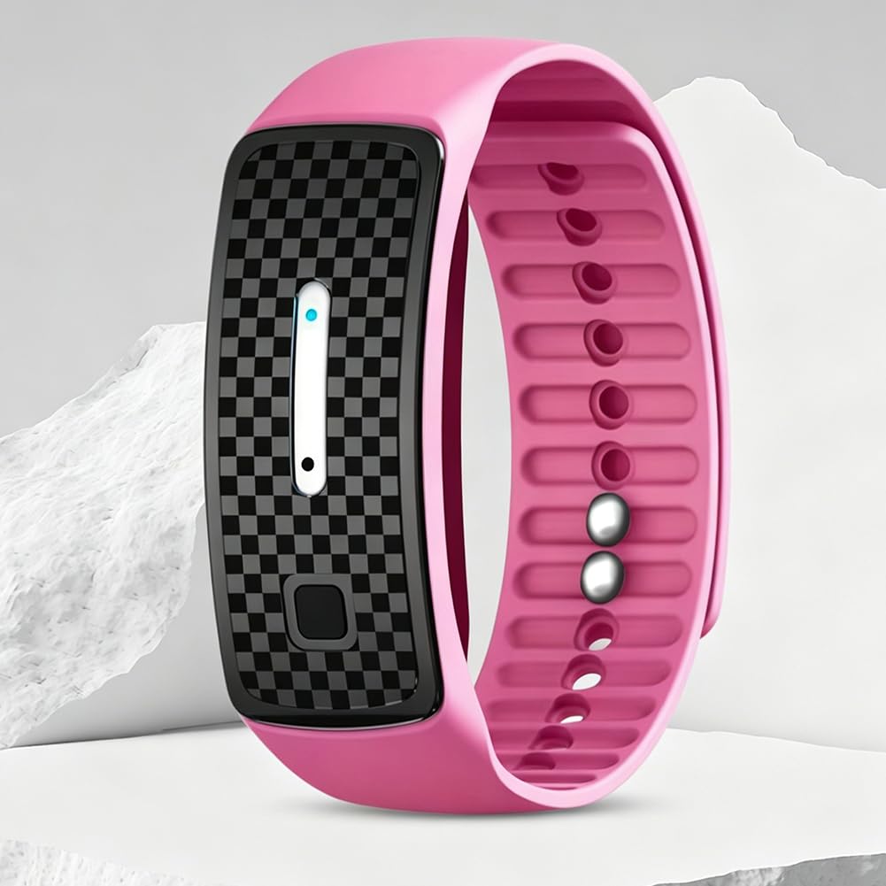 Bracelet Anti-Moustiques Ultrasonique Waterproof pour Enfants et Adultes 3 Modes Protection contre les Moustiques