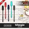 Silicone Jar Spatula | 600F Heat Resistant Non-Stick Rubber Scraper | Perfect for Jars, Smoothies, Blenders | One Piece Utensils | Durable Kitchen Cookware (UpGood Professional Spatulas, Blue) #1