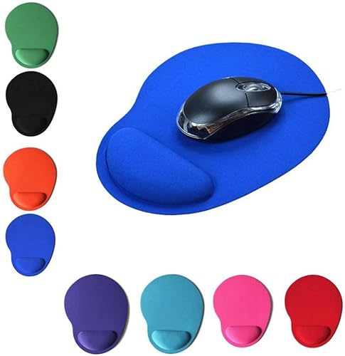 Miniatura 3 de Alfombrilla de mouse ergonómica para computadora con soporte para reposamuñecas, base antideslizante para juegos para el hogar, oficina, trabajo,