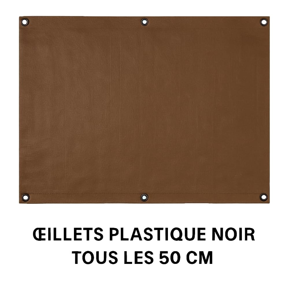 TERRE JARDIN Lona de Protección Exterior Polietileno 140 g/m² - Lona Multiusos Anti UV - Lona Leña, Cubierta Resistente para Jardín