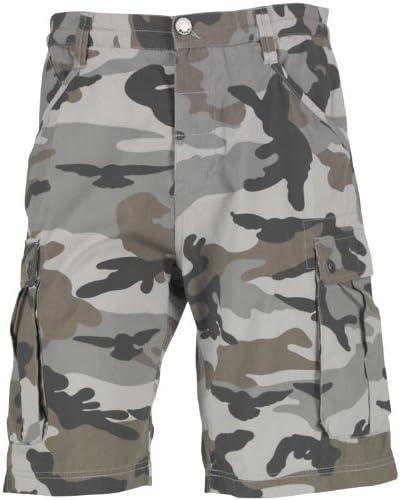 Bench Mens IRK Combat Shorts Grey Camo 