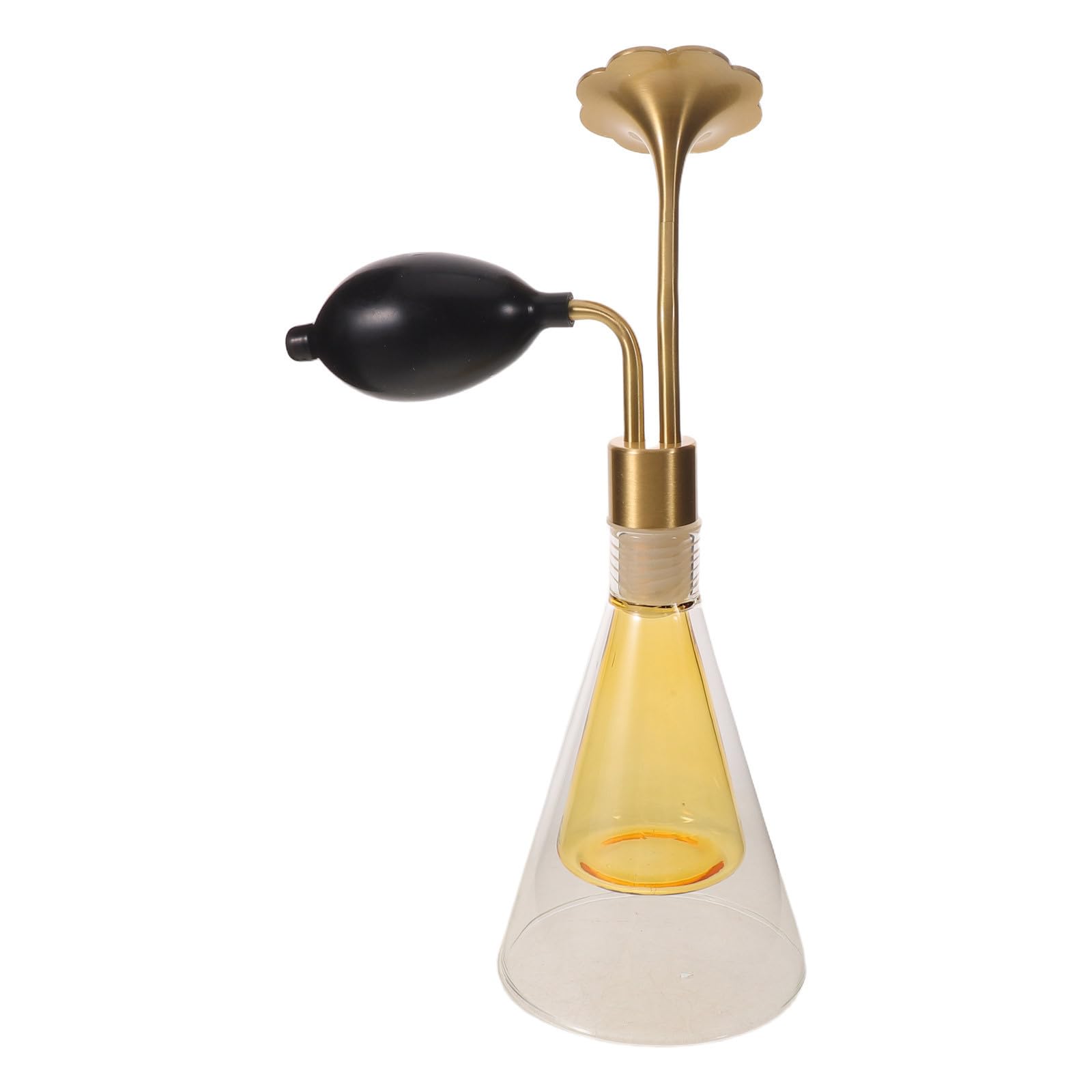 FRCOLOR Handpumpen Parfümzerstäuber 90ml aus Glas und Kupfer mit