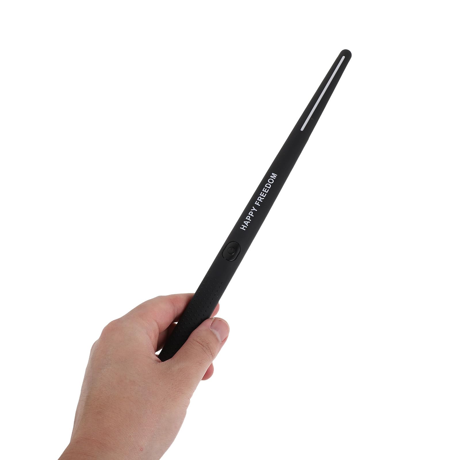 TOYANDONA Baguettes de Batterie Ergonomiques Noires pour Débutants, Adaptées aux Garçon et Filles et Adultes, en Plastique et Métal avec Câble de Charge, Entraînement Rythmique