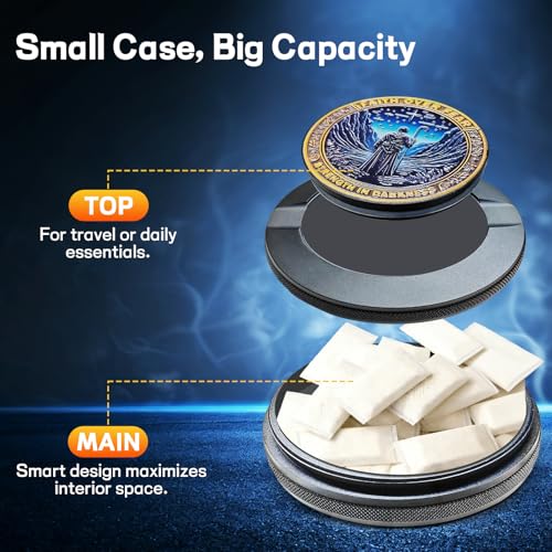 Image of Metal Can | Metal Container | Pouch Container | Small Storage Tin (Faith)