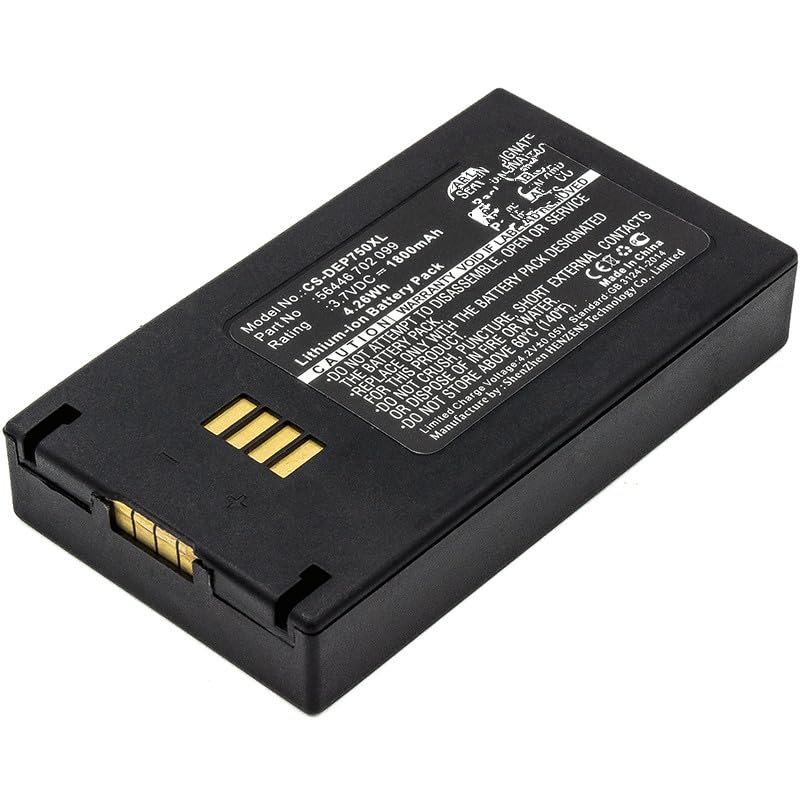 1800 mAh akumulator zastępczy do Easypack EZPack XL, Poliflex 750; Guard FCE001-ST Guard FCE02 Guard FCE03 Guard FCE04 Guard FCE05 Guard FCE06 Guard FCE07 Guard CHX1 PN: 56446 702 099