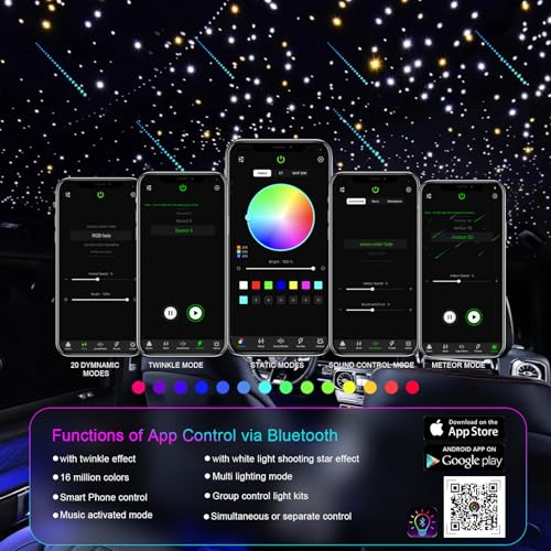 Fibra óptica de 800 luces para solucionar techos aburridos y crear ambientes modernos 4