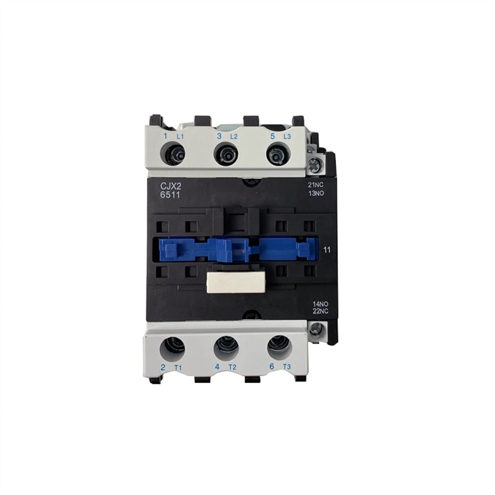 Stycznik CJX2-6511 AC Styczniki 6 5A 220V/380V/24V/110V LC1-D 3p Srebrny magnetyczny 1no 1nc Wymiana elektryki przemysłowej