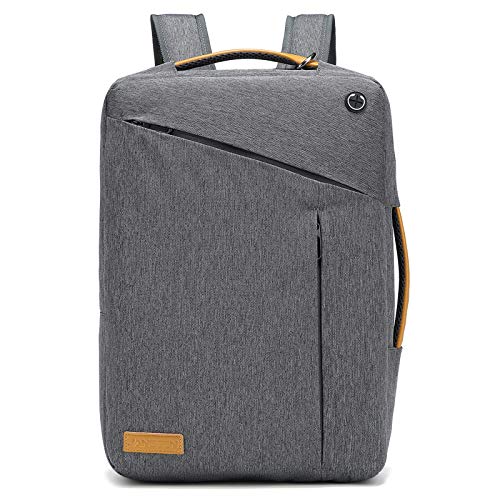 Laptop Rucksack Tasche 15.6 Zoll mit Schloss Herren Damen Business Anti Diebstahl Rucksack Uni Reisen Schulrucksack für Arbeit Schule,Grey