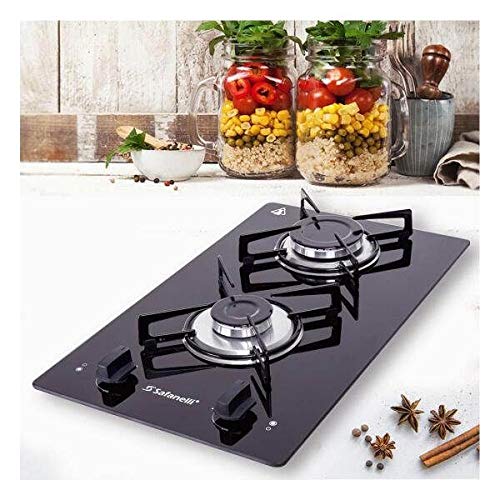 Fogão Cooktop 2 Bocas Preto 2Q Semplice Safanelli FCP2