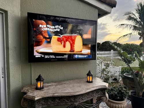 acrtmatic 50-55 inch Weatherproof Outdoor TV Cover with Lock, Hard Cover and Durable,...