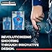 B27-IMZ Ultra Bright Silhouette Paper Shooting Target with Life Size Human Anatomy for Range Training - 25x38 in (25 Count)
