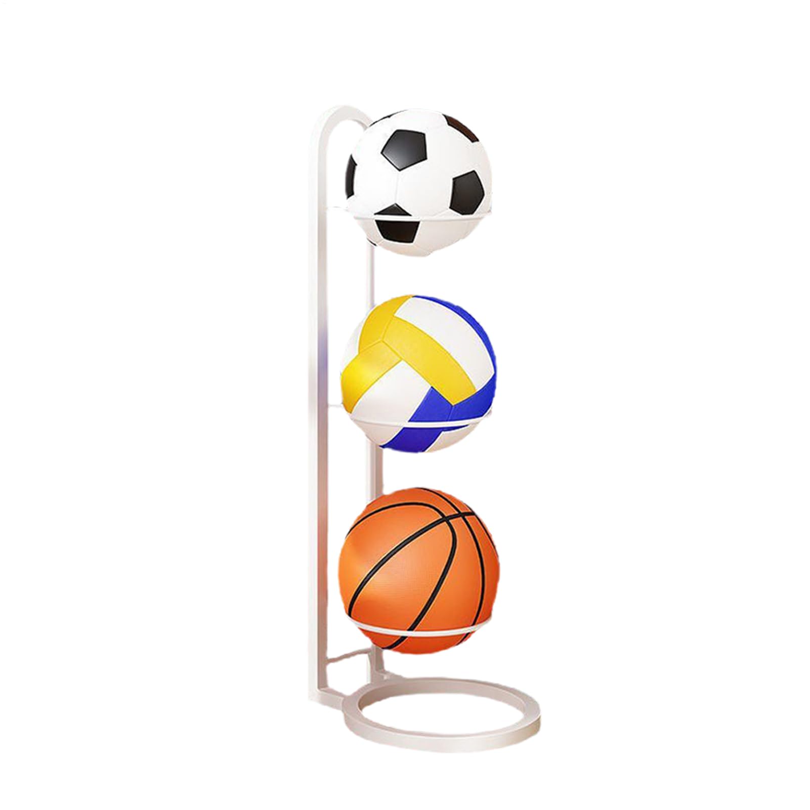 Basketballständer - Multifunktionaler Ballständer, Ball-Organizer, für Schlafzimmer, Wohnzimmer, Garage