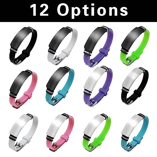 Personalized Photo Bracelet for Men Women Custom Silicone ID Bracelets Engraved Picture Name Bracelet Customized Gift for Boyfriend Wristband Valentine’s Father’s Mother’s Day2