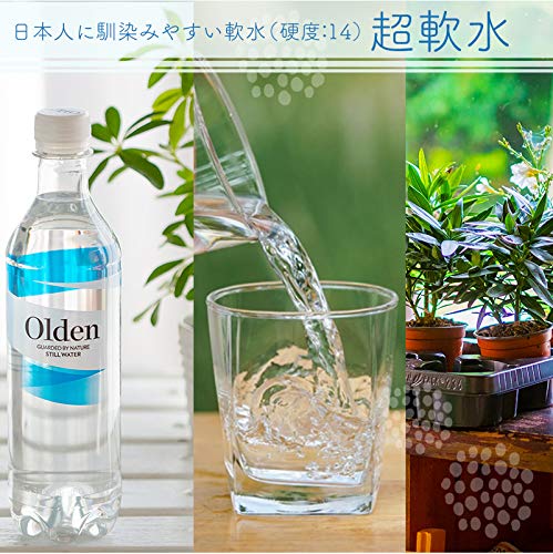Amazon | 水 天然水 500ml×3本 オルデン 北欧ノルウェー ミネラル 