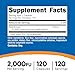 Nutricost Nattokinase 2,000FU, 120 Capsules - Gluten Free, Non-GMO, Vegetarian Friendly