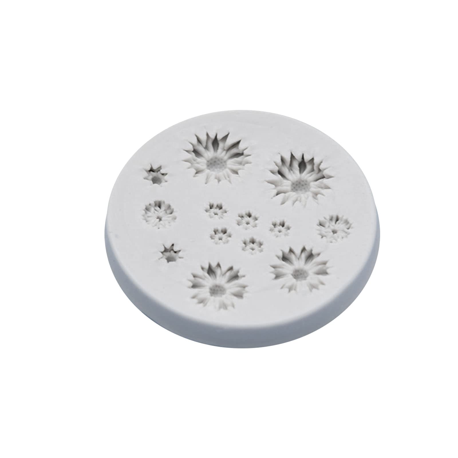Tsophreniq Chocolate/Sunflower Shape Baking Molds Fondant Cake Molds Silicone Baking Lover Sunflower Cake Mold