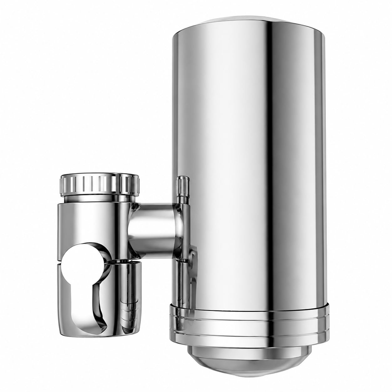 VIESTA® WF100 filtro de grifo acero inox 304, triple 0,01 µm, hasta 2.400 L | CERÁMICA + CARBÓN ACTIVO + MEMBRANA UF: reduce sedimentos, partículas, óxido, turbidez, cloro, microplásticos y microbios