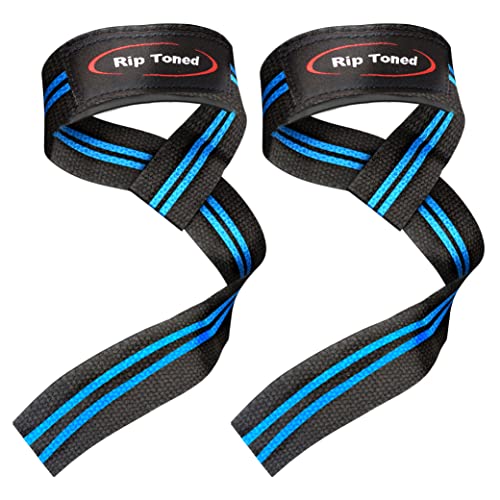Rip Toned Lifting Straps For Weightlifting - Long 23 Inch Deadlifting Straps Lifting Wrist Straps For Men & Women With Protection Padding For Deadlifts Powerlifting Strength Training #TOP21