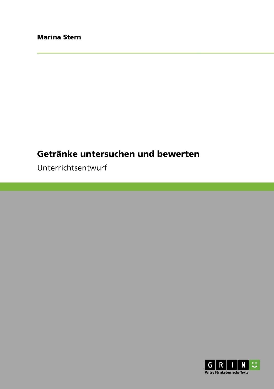 Getränke untersuchen und bewerten