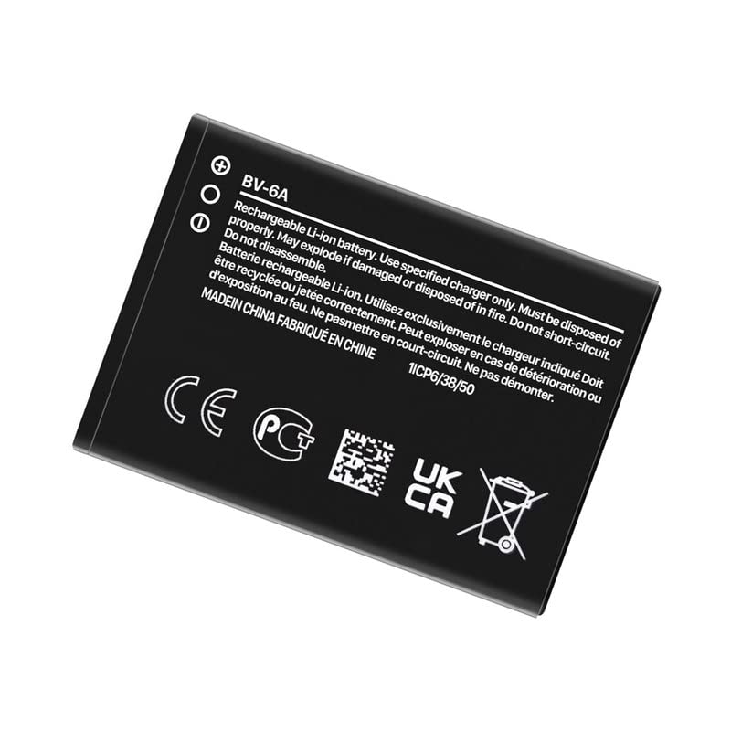 New 1500mAh 3.85V 6.16WH BV-6A Li-ion Battery For Banana 2060 3060 5250 C5-03 8110 4G Mobile Replacement BV-6A for V