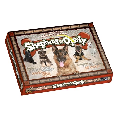 Late for The Sky German Shepherd-Opoly juego de mesa miniatura 1