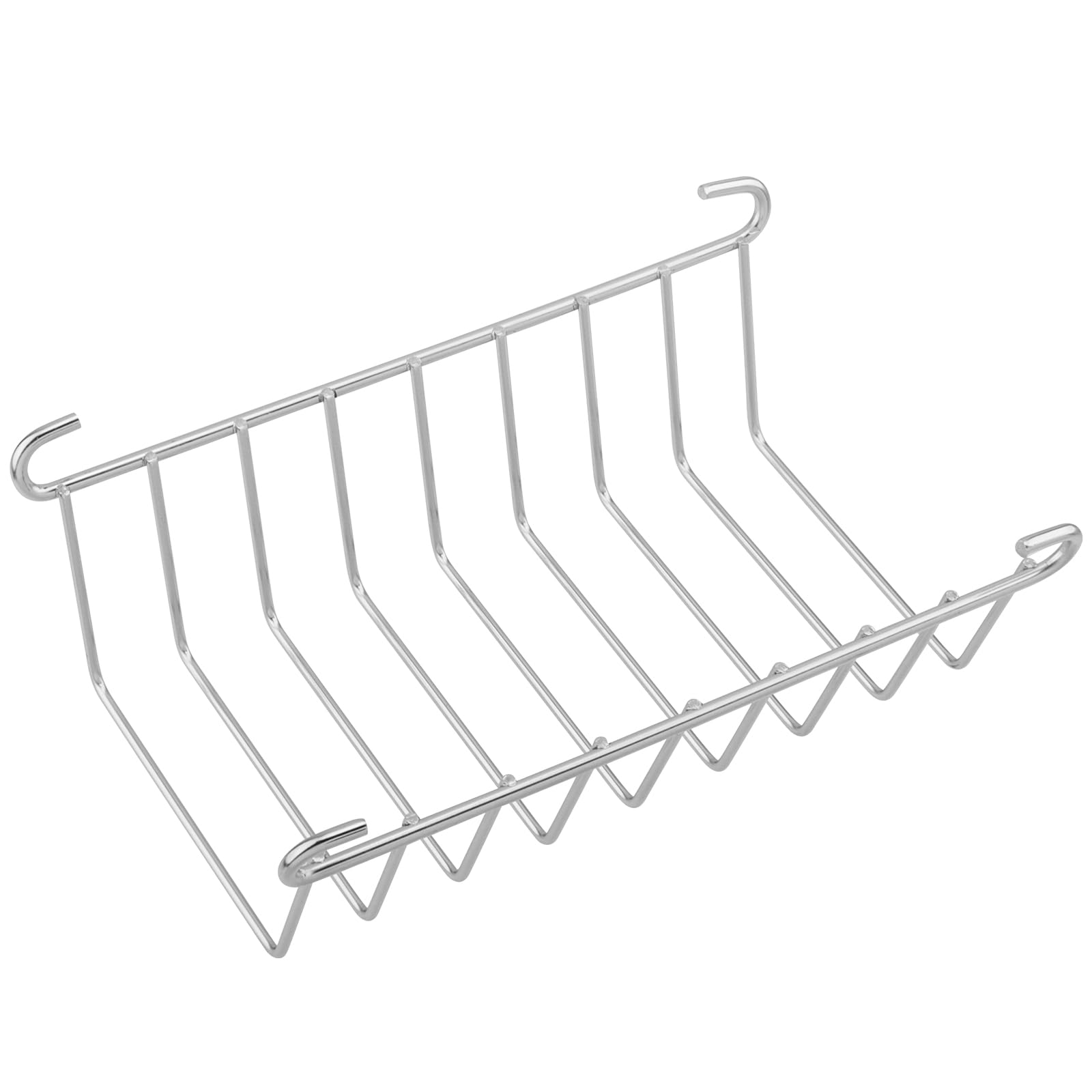 Foppla Lot De 2 Ou 5 Supports à Toasts En Acier Inoxydable 6 Emplacements Avec Poignée