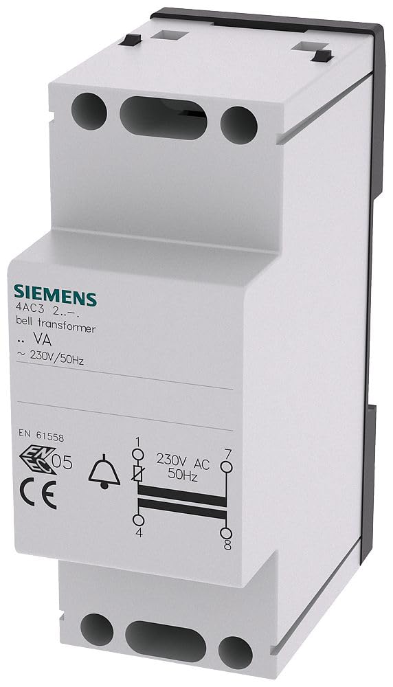 Siemens 4 AC3 - Transformator dzwonkowy usec 8 VCA ISEC 1.0
