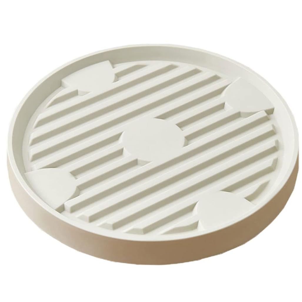Support à plantes rond de 35,5 cm avec roulettes pour déplacer vos pots lourds