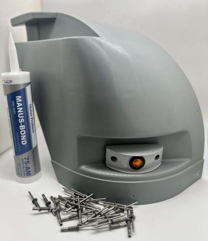 Supreme Truck Body Style Right Hand/Passenger/Curbside Front Corner Cap Complete Kit 2008-2017 Models # 116404KIT