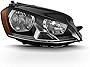 ACANII - For 2015-2017 Volkswagen GTI/Golf MK7 Halogen Model Replacement Headlight Headlamp -Passenger Side Only