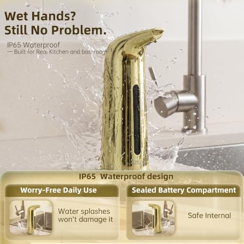Image of Automatic Soap Dispenser, Plastic Material for Bathroom & Kitchen