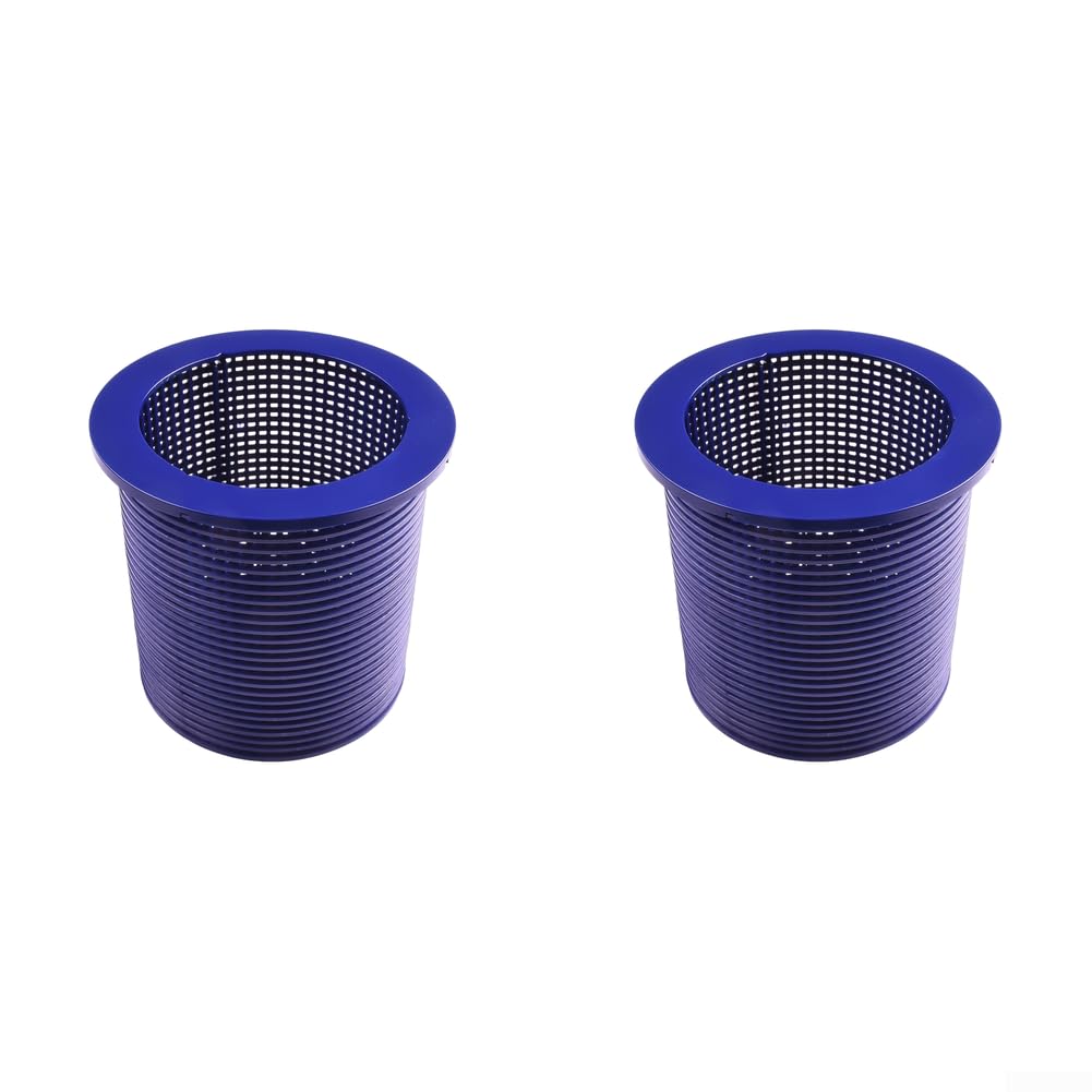 Cesta de skimmer de piscina R38013A para Pentair modelo 850001 robusta jaula de filtro limpiador de piscina azul (2 piezas)