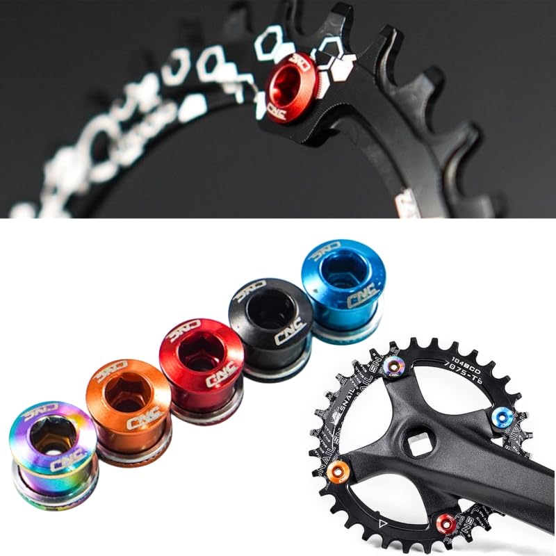 Amazon.co.jp: スチールダブルチェーンリングボルト 自転車