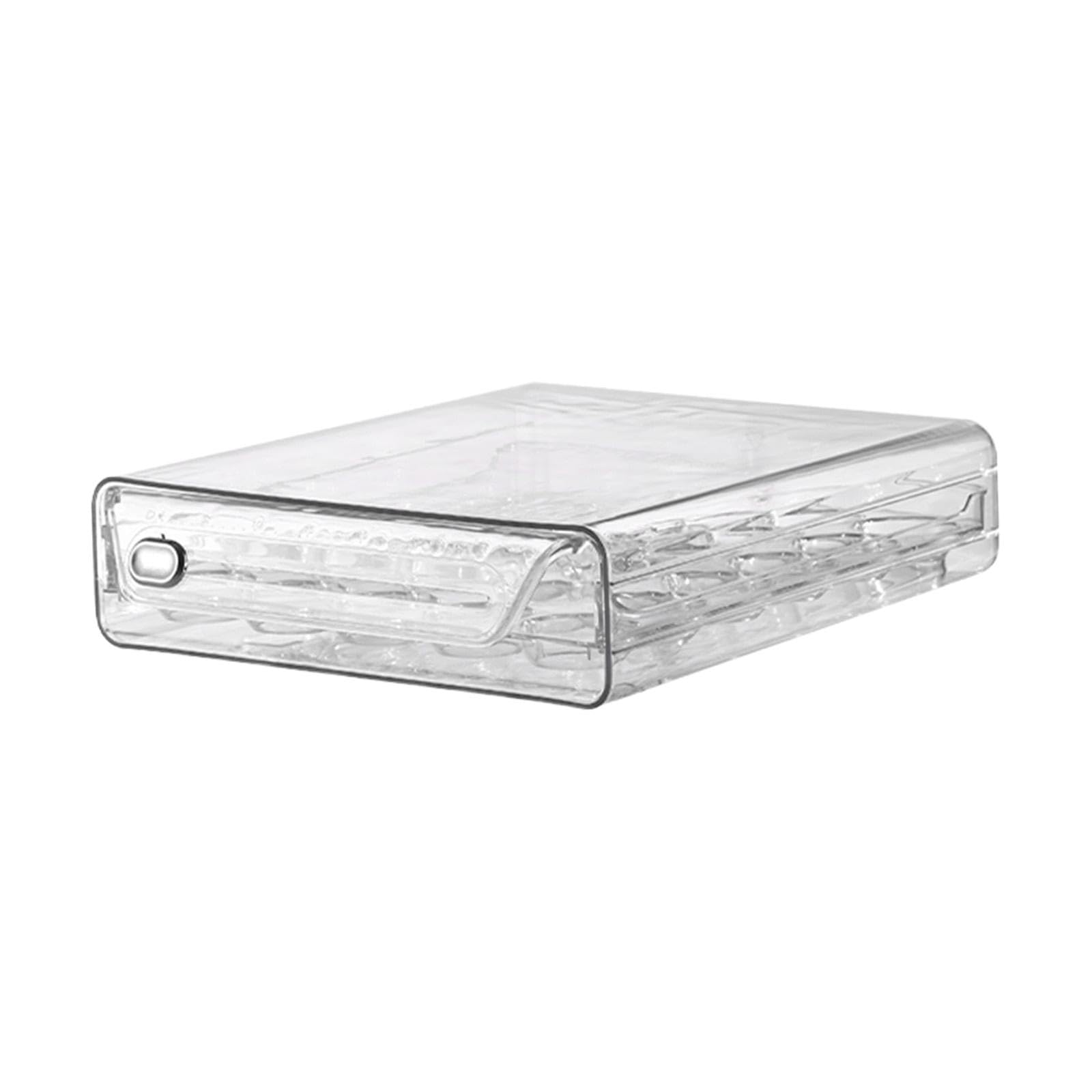 Colcolo Soporte para Huevos Frigorífico Huevo Cajón Organizador Contenedores Transparente Doble Capa Huevos Contenedor Refrigerador Organizador de Huevos para, 30 cuadrículas