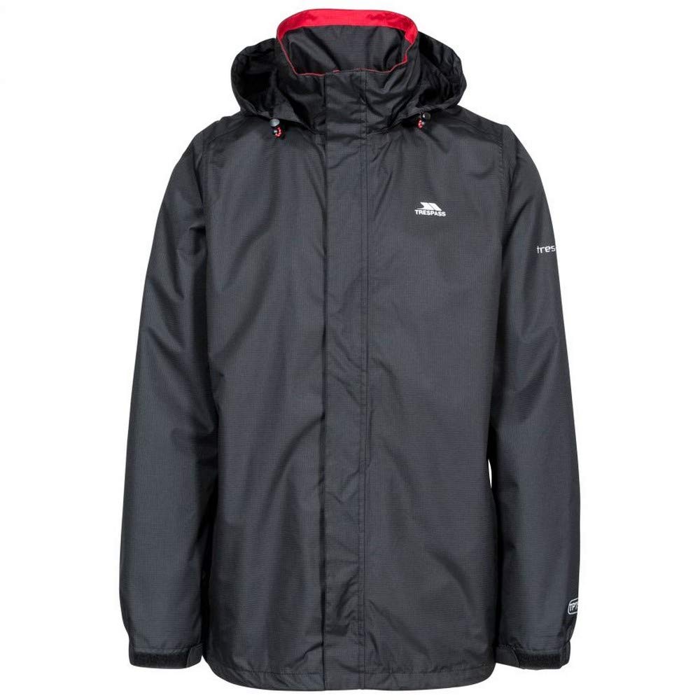 Trespass Mens Fraser II Waterproof Jacket (S) (Black)