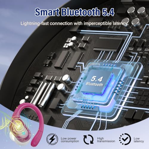 Image of Ltinist Bluetooth 5.4 Headphones, 75H Sports Wireless Earbuds Bass Stereo
