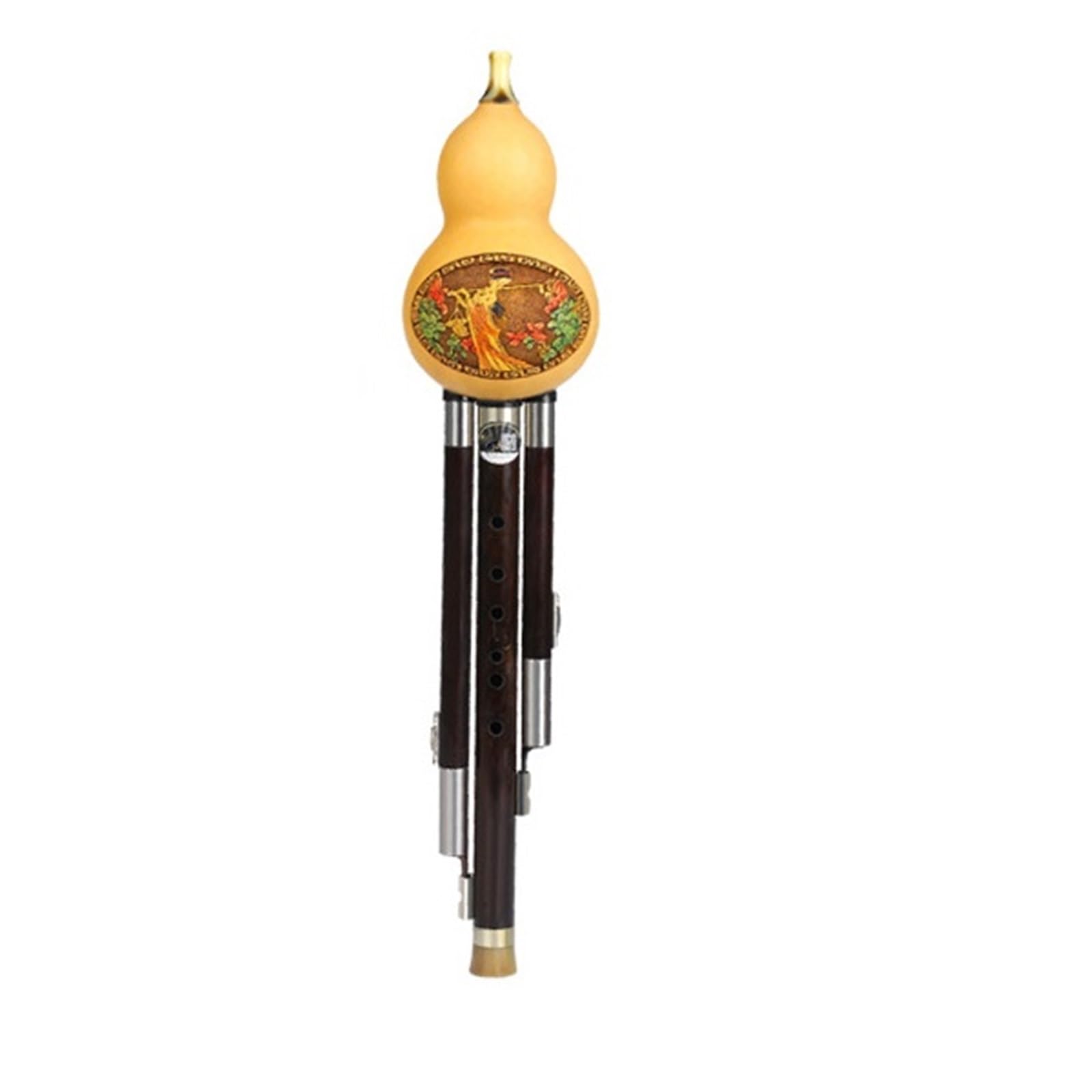 Hulusi Instrument En Ébène Fait À La Main En Do Bémol Et Si Bémol (B flat)