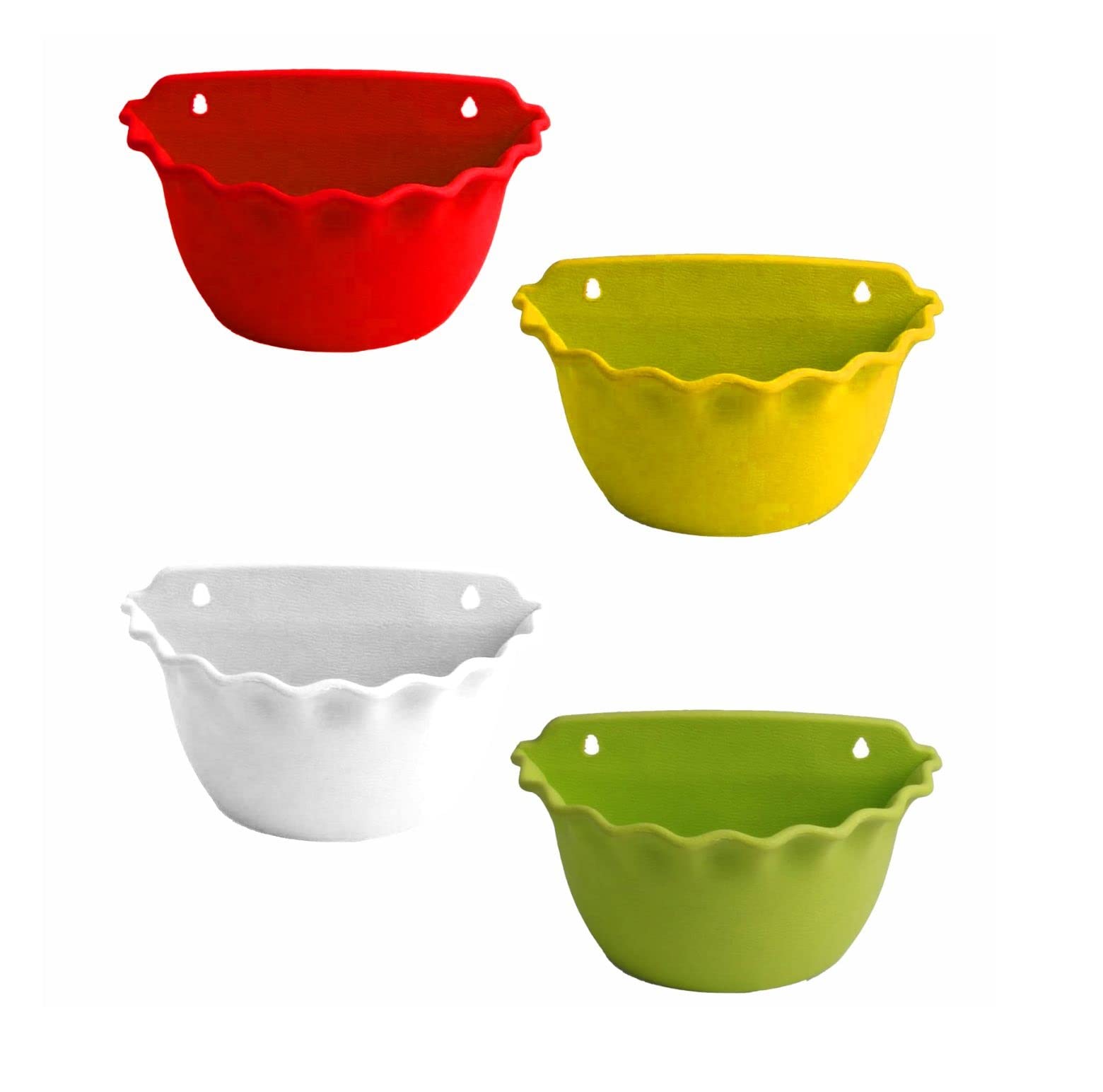 Gardens 9-Inch(22.86cm) Platinum Wall Hanging Planters – Wall Mount, Railing Flower Pots for Indoor & Outdoor Home and Garden Décor Set of 4 Multicolour (B0BCVVSDZ2) Amazon Price History, Amazon Price Tracker