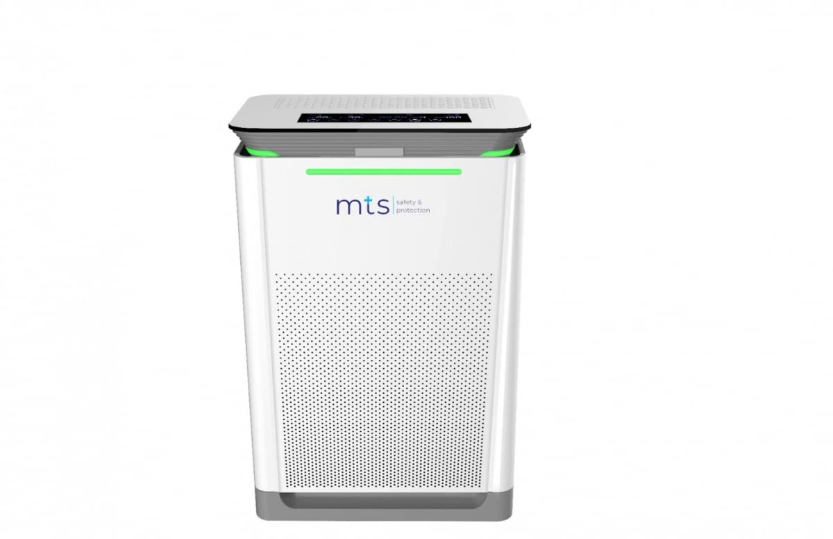 Oczyszczacz powietrza MTS Safety&Protection. CADR 600 m3/h, filtr True H13 HEPA, czyści 99,97% wirusów, pyłków, kurzu, dymu i alergii. Oczyszczacz powietrza z lampą UV, nawilżaczem i jonizatorem