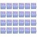 TOYANDONA 24Pcs 4 * 4 * 3 cm Bowknot Stil Ohrring Armband Halskette Schmuck Aufbewahrungsboxen Geschenkboxen Fälle Veranstalter (Lila)