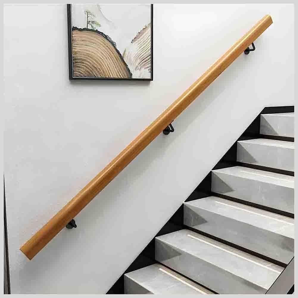 HGOuhK Stair Handrail Stair Handrail, Wall Handrail, Stairway Railing, Stairs Handrail, Stair Railing Indoor Hand Rail, Wall Mounted Indoor/Outdoor Stair Rail(80cm)