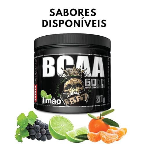 BCAA 3:1:1 Pó - 200g - Aminoácidos Essenciais para Crescimento Muscular e Redução de Fadiga (200g, T