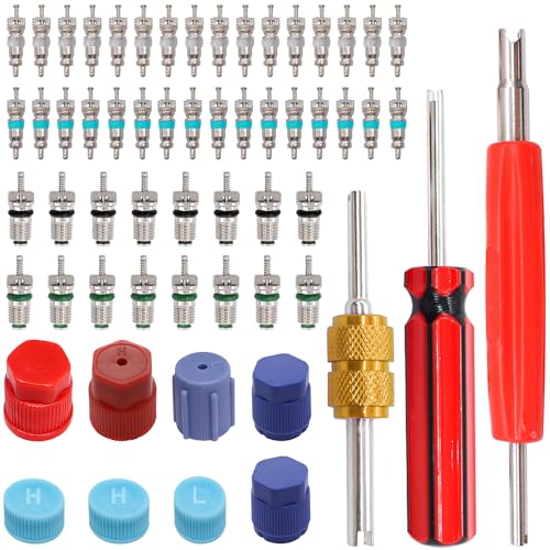 Taiss 59PCS Air Conditioning Valve Core...