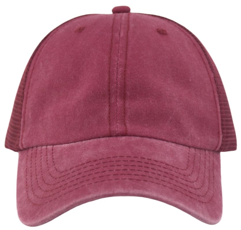 Image of TSSGBL M, L, XL, XXL Snapback Trucker Hats Baseball Caps Adjustable Blank Mesh Back Ball Caps for Men Women