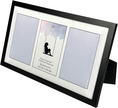 Vista 11 de Simply Essentials™ Marco de collage negro con 3 aperturas con paspartú de Studio Décor®