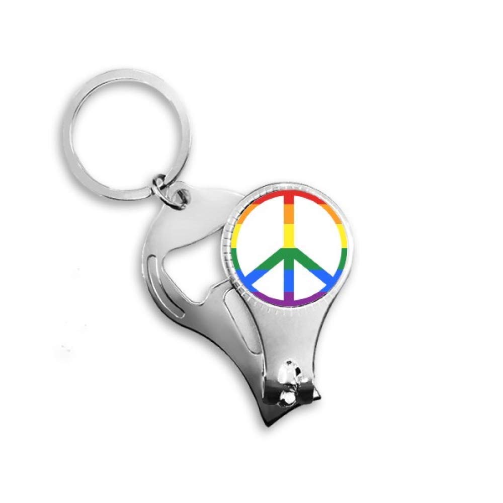 Porte-clés LGBT avec coupe-ongles et décapsuleur pour vos festivals