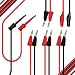UCTRONICS Banana Plug Multimeter Test Leads, 20 AWG Wire, Banana to Alligator Clips, Banana to Banana Plugs, Banana to Mini Grabbers Test Lead Kit, 3 Pairs