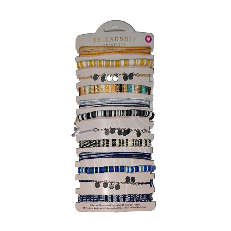 Puckator Bracelets tendance tissés avec des breloques