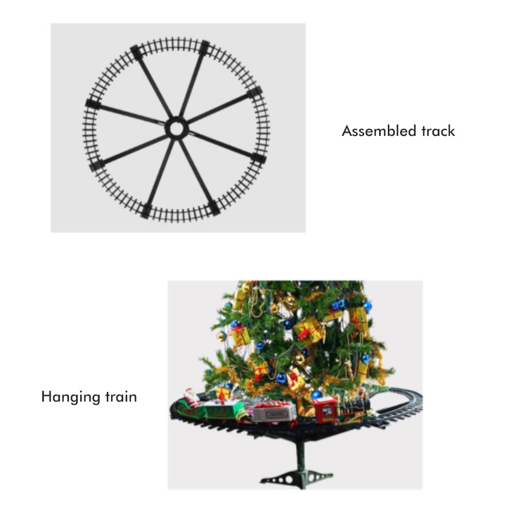 Ensemble de Train de Noël, Voiture Ferroviaire électrique avec Mini Jouet